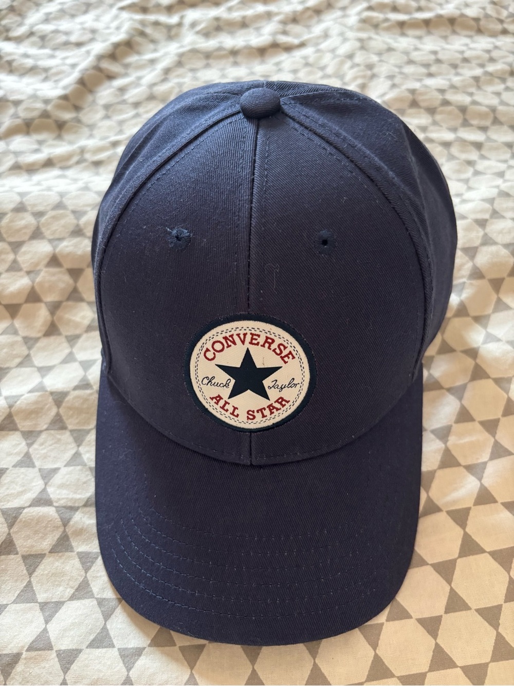 Converse Kids Navy Baseball Cap with All Star Patch